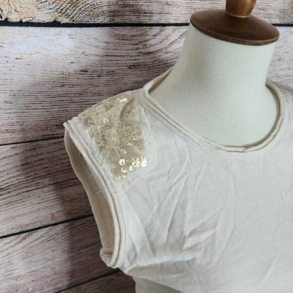 Nanette Lepore Oonagh Jimmy Sequin Top Medium - Picture 2 of 4